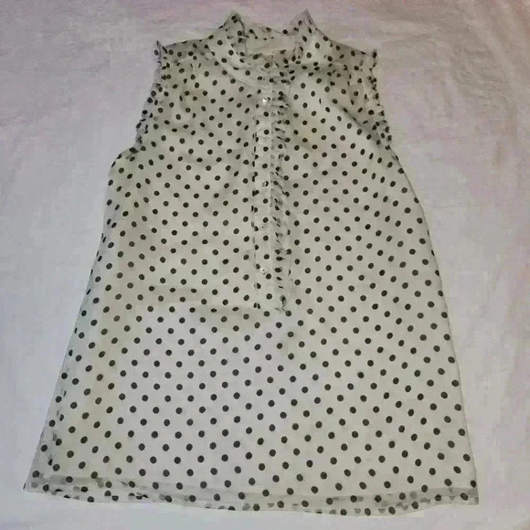 J. Crew 100% Silk Sleevless Top Size 2 - Picture 1 of 5